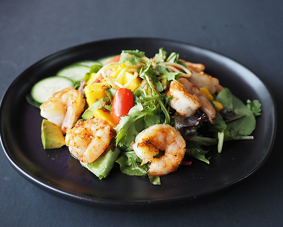 Image: Tiffany's Signature House Salad with Shrimp